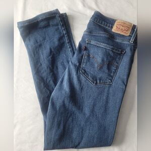 Levi's Womans Red Tab Blue Jeans